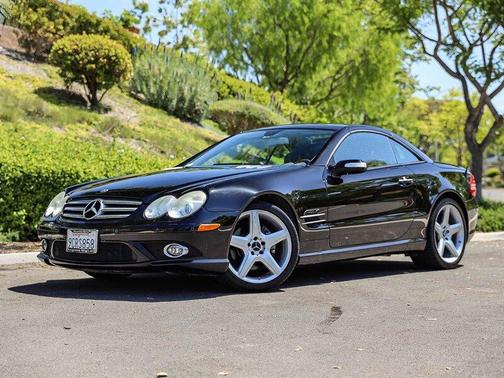 Black 2008 Mercedes-Benz SL-Class SL 550