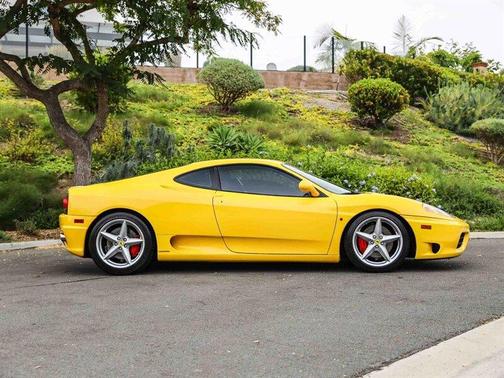 Yellow 2001 Ferrari 360 Modena