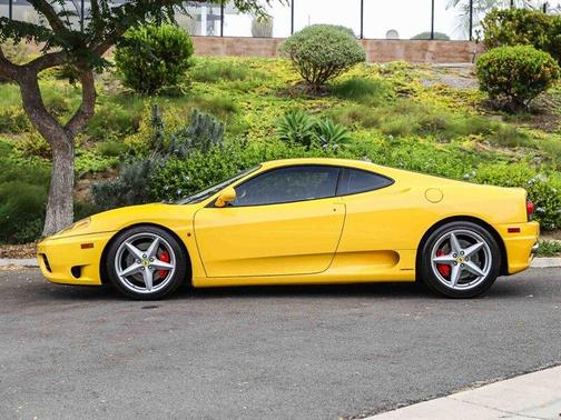 Yellow 2001 Ferrari 360 Modena