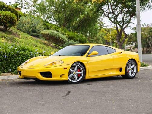 Yellow 2001 Ferrari 360 Modena