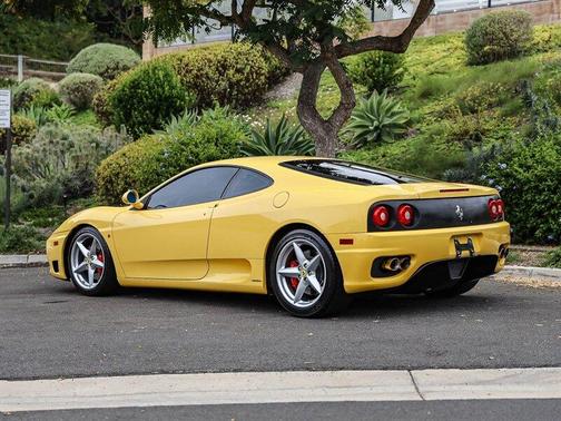 Yellow 2001 Ferrari 360 Modena