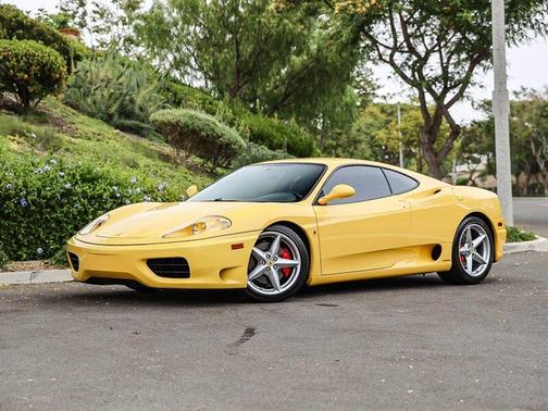 Yellow 2001 Ferrari 360 Modena