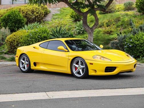 Yellow 2001 Ferrari 360 Modena