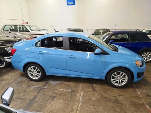 Blue 2014 Chevrolet Sonic LT