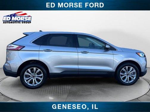 Silver Metallic 2024 Ford Edge Titanium