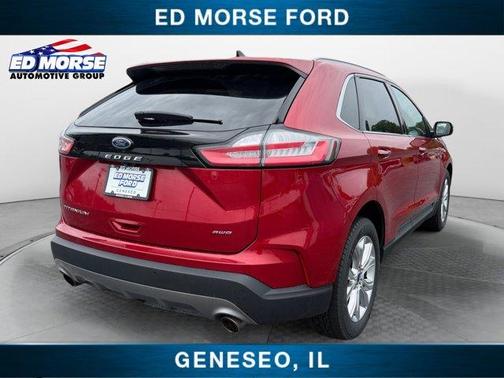 Red Metallic 2021 Ford Edge Titanium