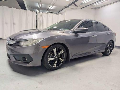 Modern Steel Metallic 2017 Honda Civic Touring
