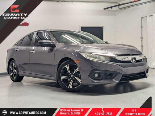 Modern Steel Metallic 2017 Honda Civic Touring