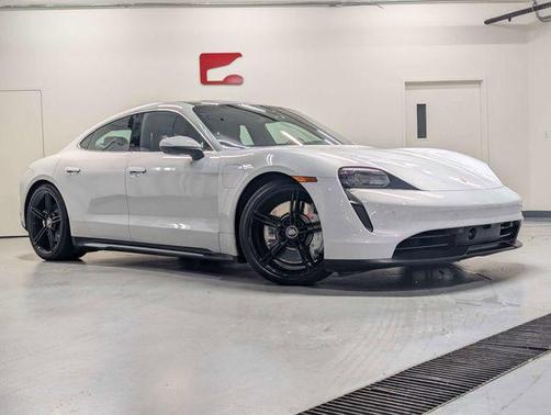 Volcano Grey Metallic 2022 Porsche Taycan 4S