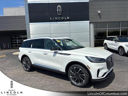 Pristine White Metallic Tri-Coat 2026 Lincoln Aviator Reserve AWD