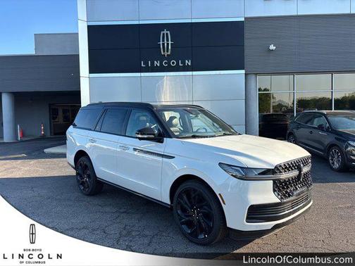 White 2026 Lincoln Navigator Black Label