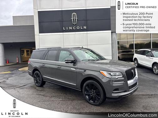 Chroma Caviar Dark Gray Metallic Clearcoat 2023 Lincoln Navigator Black Label