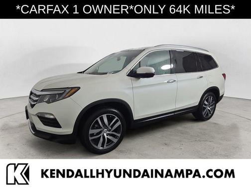 White 2017 Honda Pilot Touring