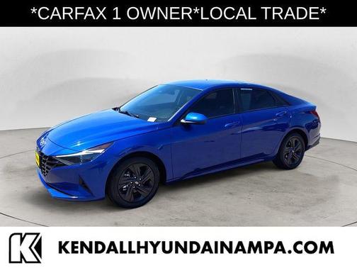 Intense Blue 2021 Hyundai ELANTRA SEL