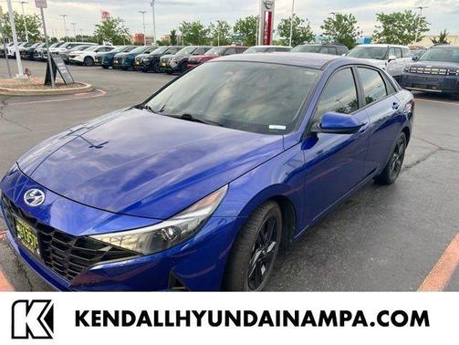Intense Blue 2021 Hyundai ELANTRA SEL