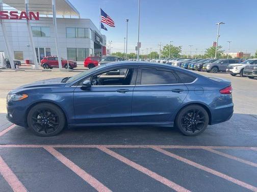 Blue Metallic 2019 Ford Fusion SE