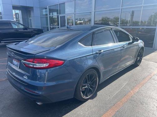 Blue Metallic 2019 Ford Fusion SE