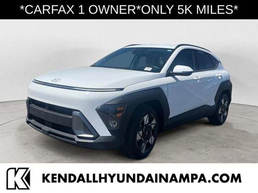 White 2024 Hyundai KONA SEL