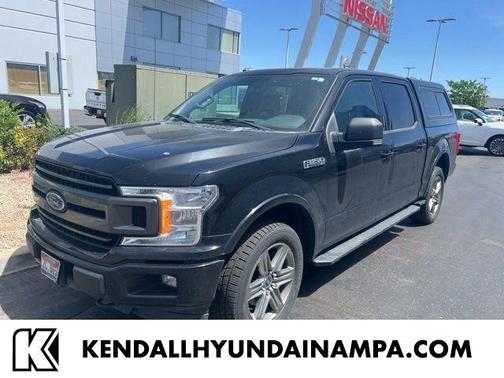 Shadow Black 2018 Ford F-150 XLT