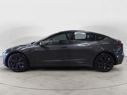 Stealth Gray 2025 Tesla Model 3 Long Range