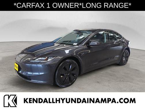 Stealth Gray 2025 Tesla Model 3 Long Range