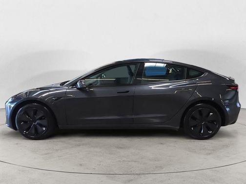 Stealth Gray 2025 Tesla Model 3 Long Range