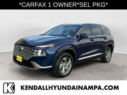 Stormy Blue 2021 Hyundai SANTA FE SEL
