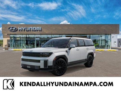 White 2027 Hyundai SANTA FE Calligraphy