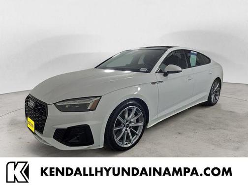 Arkona White 2025 Audi A5 Sportback 45 S line quattro Premium