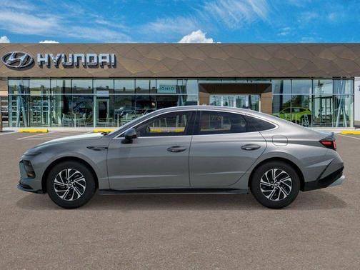 Gray 2026 Hyundai SONATA Hybrid Blue