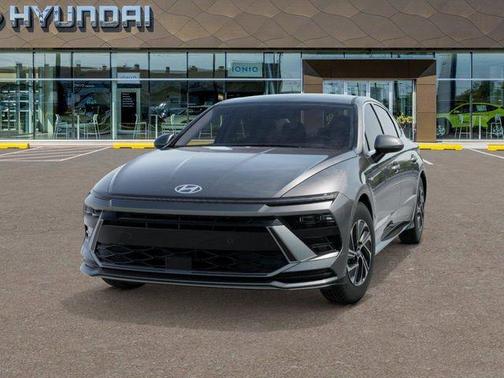 Gray 2026 Hyundai SONATA Hybrid Blue