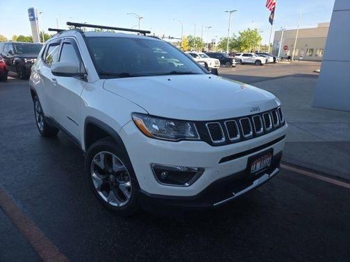 White Clearcoat 2019 Jeep Compass Limited