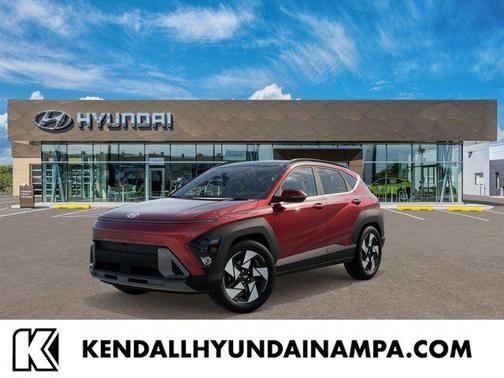 Red Metallic 2026 Hyundai KONA SEL Sport