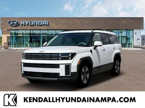 White 2026 Hyundai SANTA FE HEV SEL