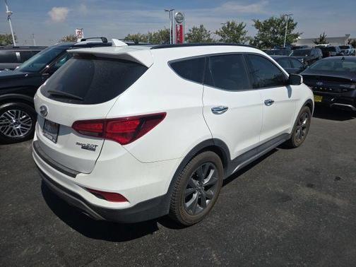 Frost White Pearl 2018 Hyundai Santa Fe Sport 2.0L Turbo Ultimate
