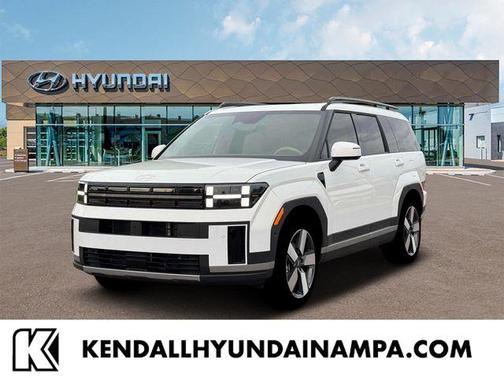 White 2026 Hyundai SANTA FE HEV Limited