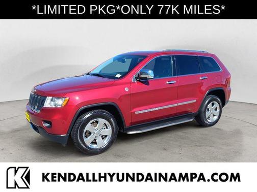Deep Cherry Red Crystal 2012 Jeep Grand Cherokee Limited