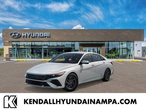 White Pearl 2026 Hyundai ELANTRA HEV Blue