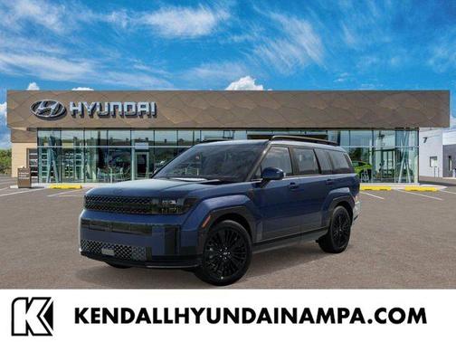Blue 2026 Hyundai SANTA FE HEV Calligraphy