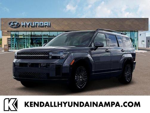 Gray 2026 Hyundai SANTA FE HEV Calligraphy