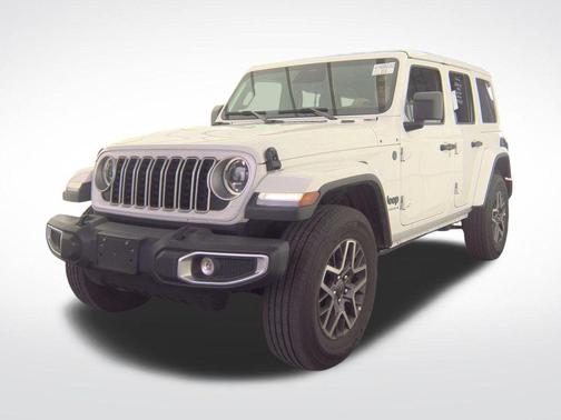 Bright White Clearcoat 2025 Jeep Wrangler Sahara