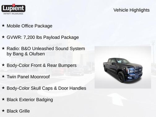Black 2024 Ford F-150 Lariat