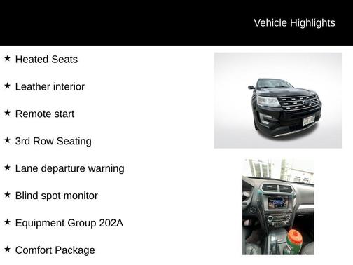 Shadow Black 2016 Ford Explorer XLT