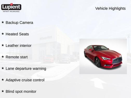 Dynamic Sunstone Red 2021 INFINITI Q60 3.0T LUXE