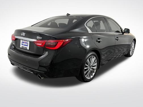 Black 2023 INFINITI Q50 3.0t LUXE