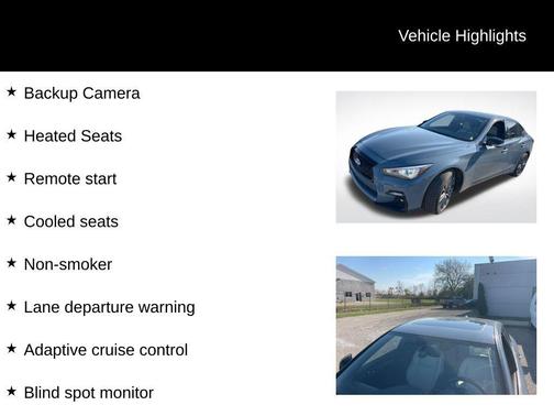 Gray 2023 INFINITI Q50 3.0t RED SPORT 400