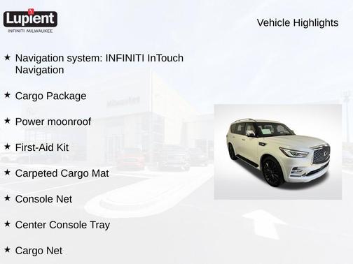 Moonstone White 2023 INFINITI QX80 Sensory