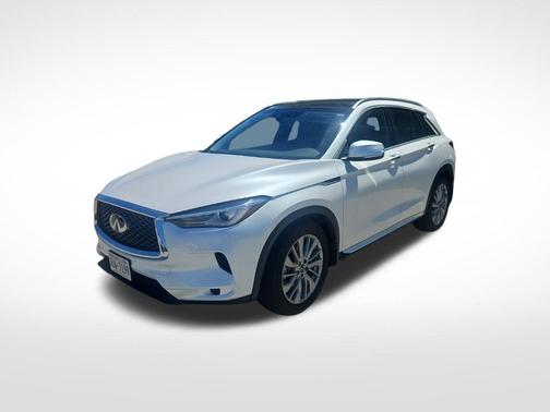 Radiant White 2023 INFINITI QX50 LUXE