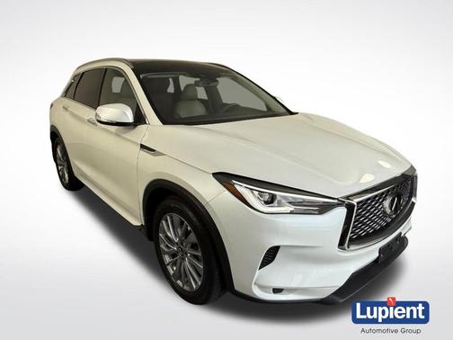 Radiant White 2023 INFINITI QX50 LUXE
