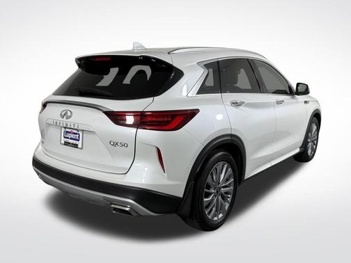 Radiant White 2023 INFINITI QX50 LUXE